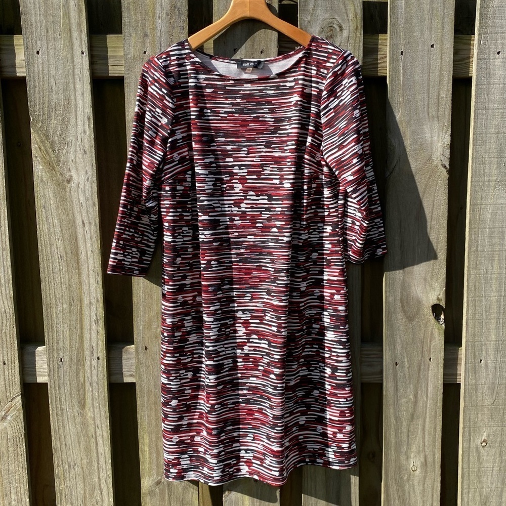 Nine West Sheath Dress❤️🖤🤍